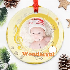 wonderful - Ornament (Round)