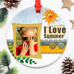 love, summer - Ornament (Round)