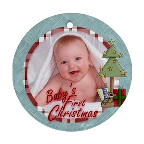 Baby s First Christmas Ornament 5 By Catvinnat Front