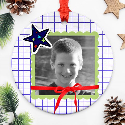 Photo Ornament 3 By Martha Meier Front