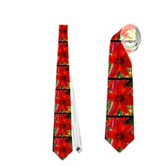 Plain Tiled Tie black background - Necktie (Two Side)