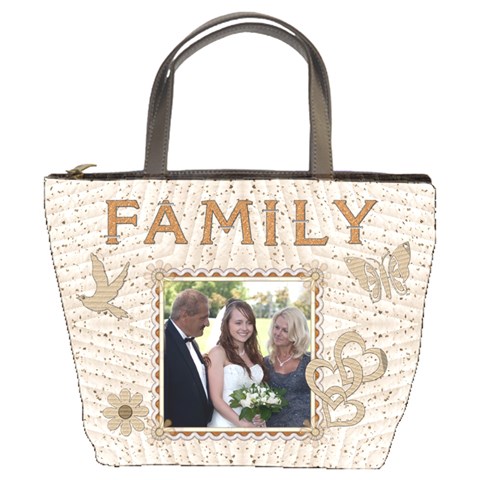 Family Bucket Bag By Lil Front