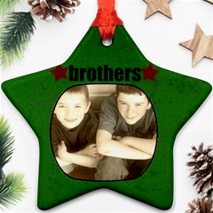 Brothers Star Ornament - Ornament (Star)