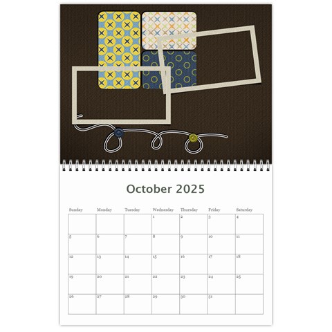 Calendar Template Oct 2025