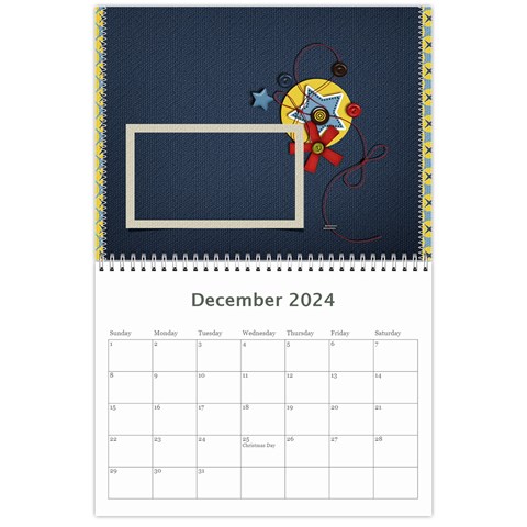 Calendar Template Dec 2024