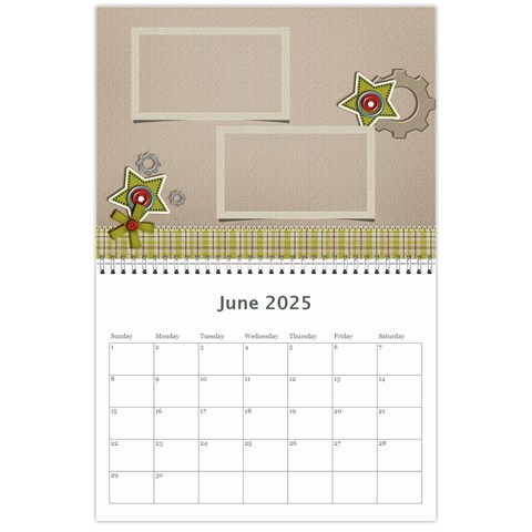 Calendar Template Jun 2025