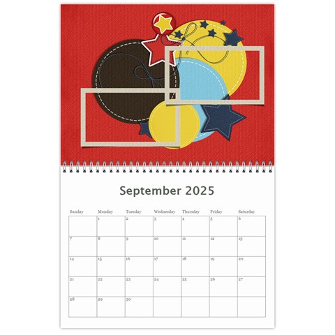 Calendar Template Sep 2025