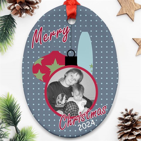 Oval Ornament 2 By Martha Meier Front
