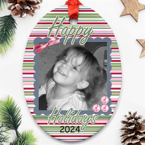 Oval Ornament 5 By Martha Meier Front
