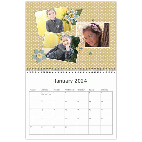 Calendar Template Jan 2024