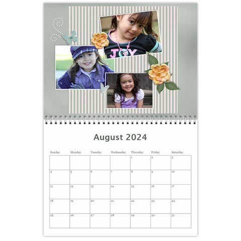 Calendar Template Aug 2024