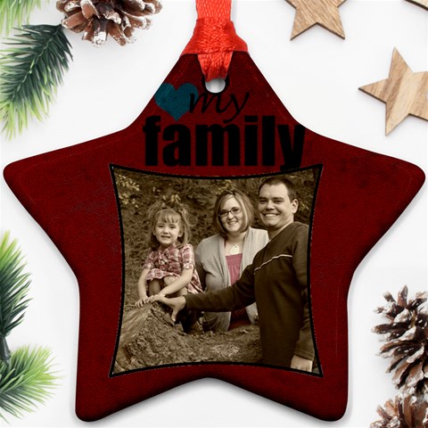 Star Ornament By Amanda Bunn Front