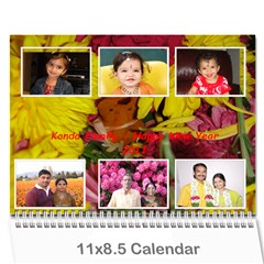 Konda Calendar - Wall Calendar 11  x 8.5  (12-Months)