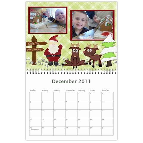 2011 Calendar By Heidi Dec 2011