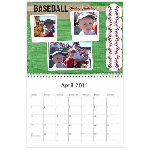 2011 Calendar By Heidi Apr 2011