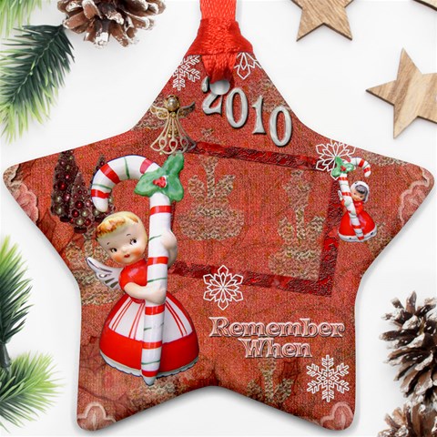 Angel Blonde Remember When 2024 Ornament 31 By Ellan Front