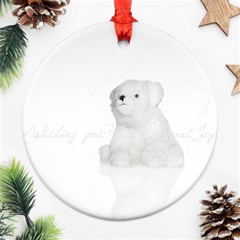 BEAR ORNAMENT - Round Ornament (Two Sides)