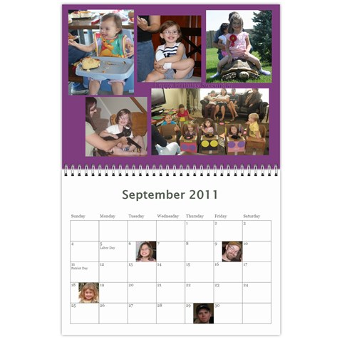 Calendar By Carol Ligon Sep 2011