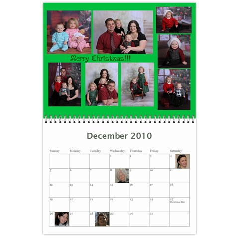 Calendar By Carol Ligon Dec 2010