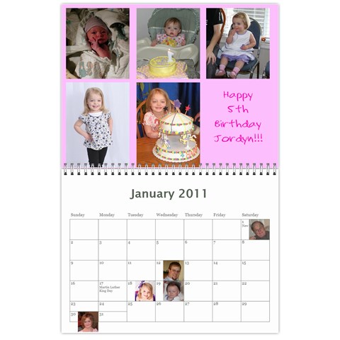 Calendar By Carol Ligon Jan 2011
