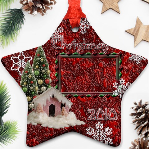 Snow Village 2010 Ornament 59 By Ellan Front