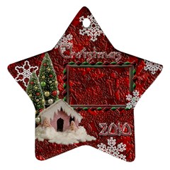 snow village 2010 ornament 59 - Ornament (Star)