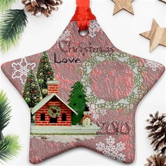 snow village 2024 ornament 62 - Ornament (Star)