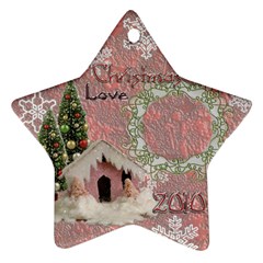 snow village 2010 ornament 63 - Ornament (Star)