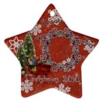 sleigh peace love joy 2010 ornament 66 - Ornament (Star)