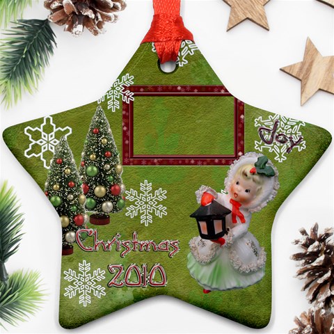 Lantern Girl 2010 Ornament 86 By Ellan Front