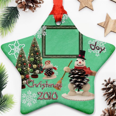 Snowman 2010 Ornament 93 By Ellan Front