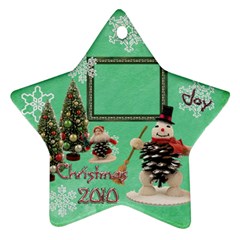 snowman 2010 ornament 93 - Ornament (Star)