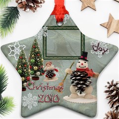 snowman 2024 ornament 94 - Ornament (Star)