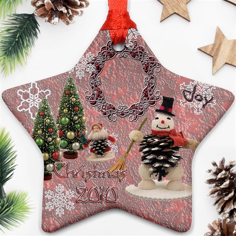 Snowman 2024 Ornament 96 By Ellan Front