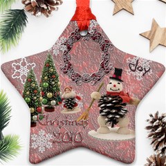snowman 2024 ornament 96 - Ornament (Star)