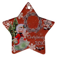 snowman 2010 ornament 98 - Ornament (Star)
