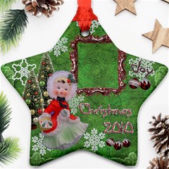 basket girl 2010 ornament 103 - Ornament (Star)