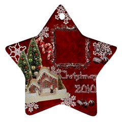 village candy cane 2010 ornament 105 - Ornament (Star)