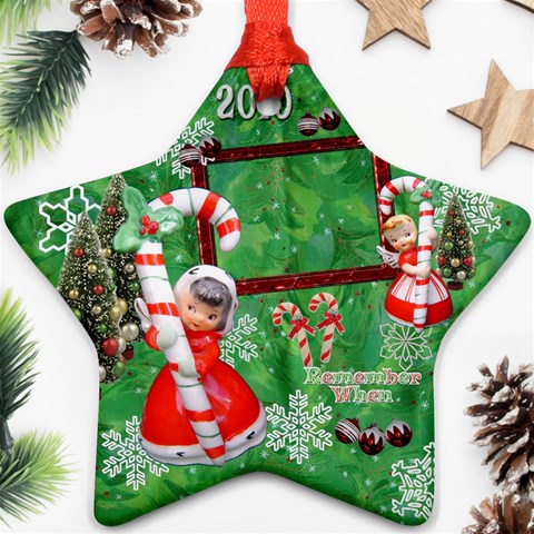 Angel Candy Cane 2024 Ornament 119 By Ellan Front