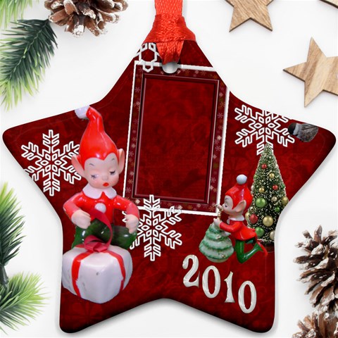 Elf Elves 2024 Ornament  127 By Ellan Front