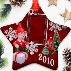 elf elves 2023 ornament  127 - Ornament (Star)