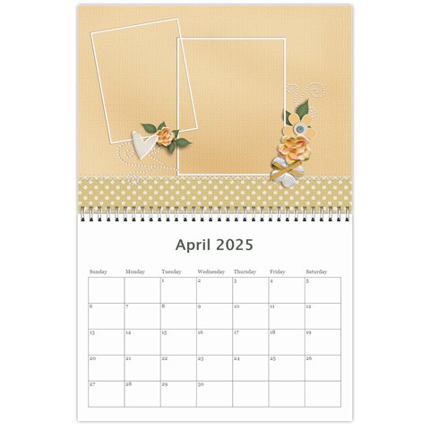 Calendar Template Apr 2025