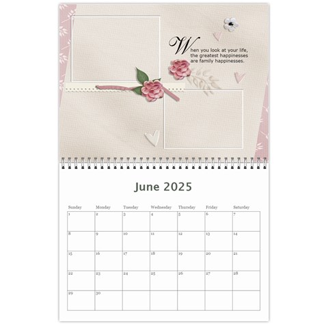 Calendar Template Jun 2025