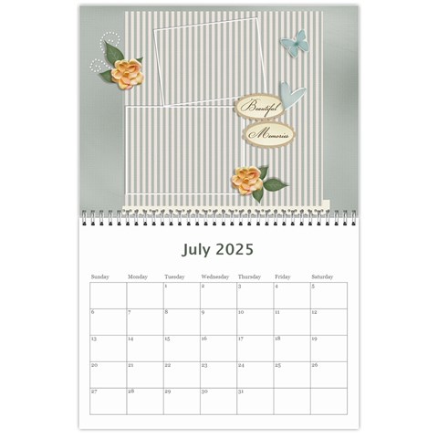 Calendar Template Jul 2025