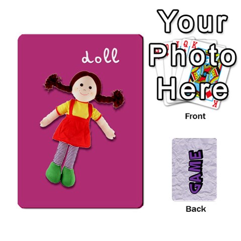 Memory Game With Your Own Photos Front - Heart8
