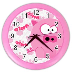 Animaland clock 01 - Color Wall Clock