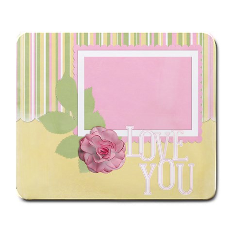 Love Always Mouse Pad By One Of A Kind Design Studio Front