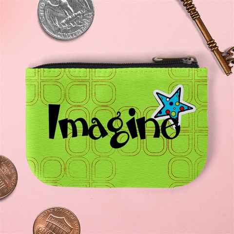 Name Mini Coin Purse 3 By Martha Meier Back