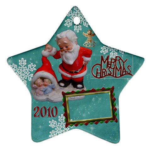 Santa Baby Angels Merry Christmas 2023 Ornament 147 By Ellan Front
