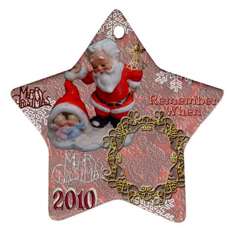 Santa Baby Angels Merry Christmas 2010 Ornament 151 By Ellan Front
